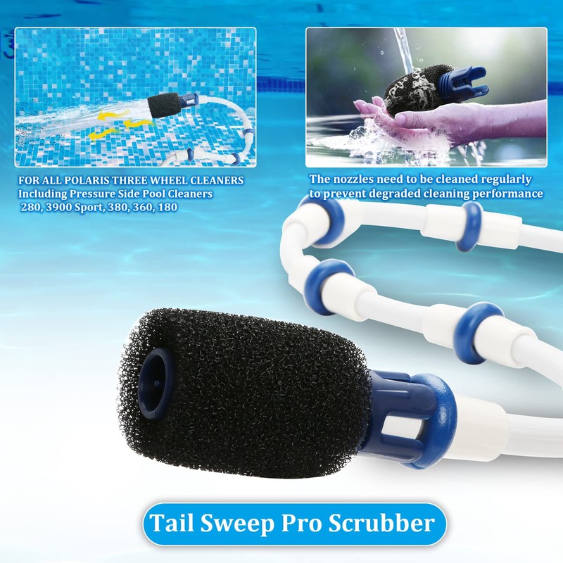 TOMLEND Tail Sweep Pro with Scrubber, Tail Sweep Pro TSP10S