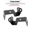 DarSeity 1 Pair RZR A-Pillar Light Mounting Bracket, Rust Proof