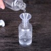 Mini Clear Polyethylene Funnel Kit - 10 Pcs Narrow Neck