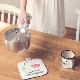 Mr. & Mrs. Panda Set of 2 Pot Holders Unicorn Pig - Gift, Unicorn, Pot Glove, Unicorn Decoration, Oven Glove, Pot Holder Set, Unicorn,