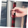 KONTONTY Fridge Door Handle Covers Kitchen Refrigerator Handle Protectors Black