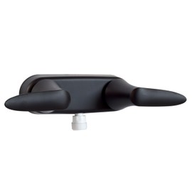 VALTERRA PF223703 Catalina Shower Valve - Vacuum Breaker - Matte Black w/Matte Black Blade Lever Handles