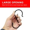 6 Pack 3.8 Inch S Hooks for Hanging, Heavy Duty