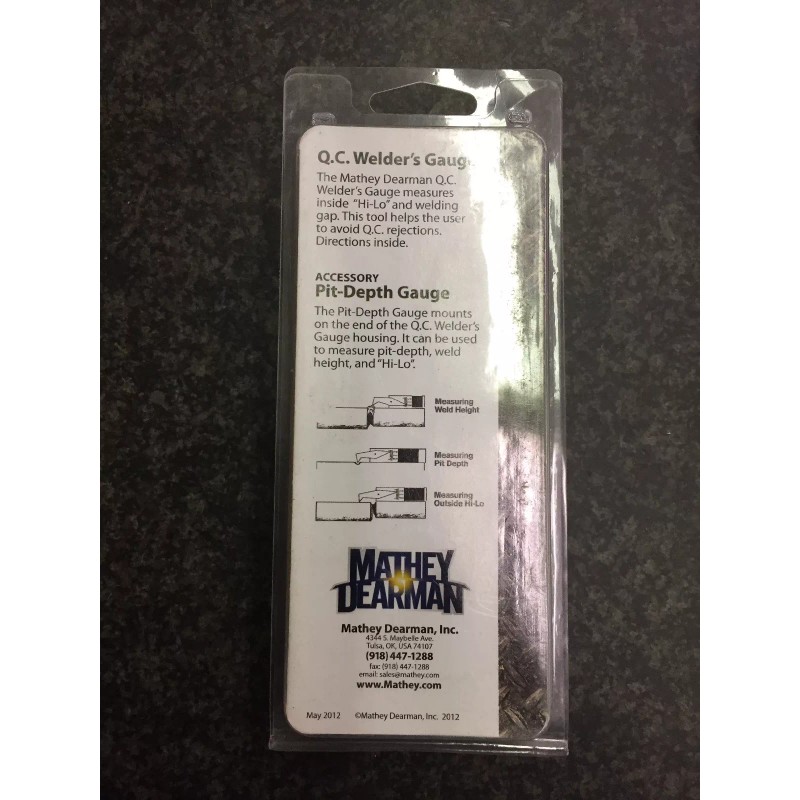 Mathey Dearman (1) Mathey Dearman - Q.C. Welders Gauge-English D253-E,