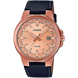Casio Watch MTP-E173RL-5AVEF, brown, Stripes