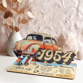 71 Geburtstag - Damals.. 1954 3D-Holzkarte | Geldgeschenke, Geschenk 71., 71 Geburtstag Männer & Frauen, 71. Geburtstag Geldgeschenk, Geburtstagskarte 71, 71 Geburtstag Deko