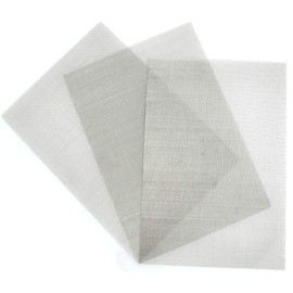 TIMESETL 304 Stainless Steel Wire Mesh Stainless Steel Mesh 30 Mesh 30 x 21 cm Wire Mesh Filter Screen Sheet Filtration Cloth - A4 (210 x 300 mm)