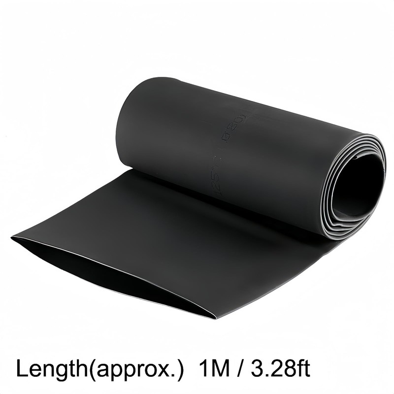 BOXONLY 80mm Dia 128mm Flat Width EVA Heat Shrink Tubing