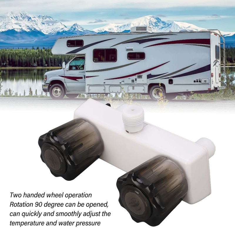 BORDSTRACT Motorhome Shower Fitting, Caravan Shower Tap, Mixing Valve Diverter