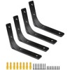 Shelf Brackets, 4 pcs Heavy Duty Wall Mounted Brackets, L