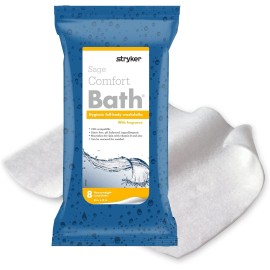 Sage Stryker - Sage Comfort Bath Cleansing Washcloths - 6 Packages, 48 Cloths -...