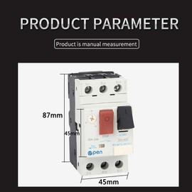Motor Protection Switch GV2 3P Type Thermal Magnet Motor Protection Switch (6A-10A)