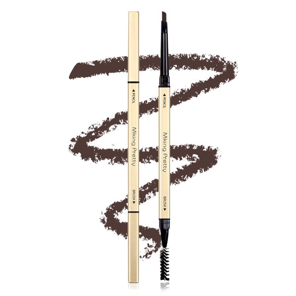 Eyebrow Pencil Smooth and Waterproof, 2mm Tip Long-Lasting Eyebrow Pencil,