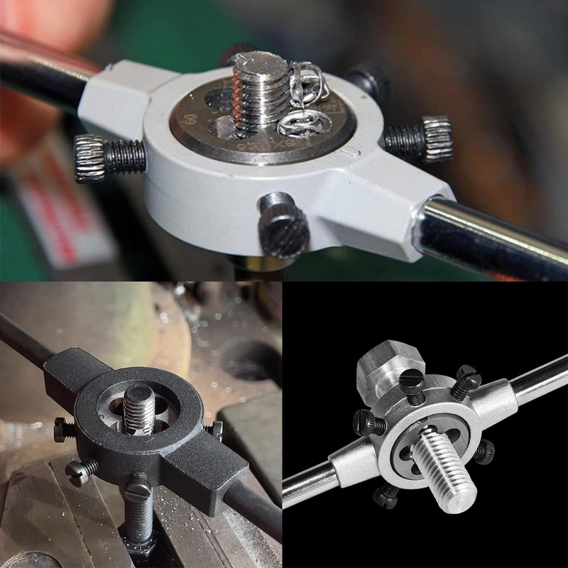 TA-VIGOR 1pc M5 x 0.8 Metric Adjustable Threading Die, Alloy