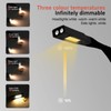 KACASHIP Neck Reading Light Black LED Brightness Rechargeable 10-80Hrs Bendable