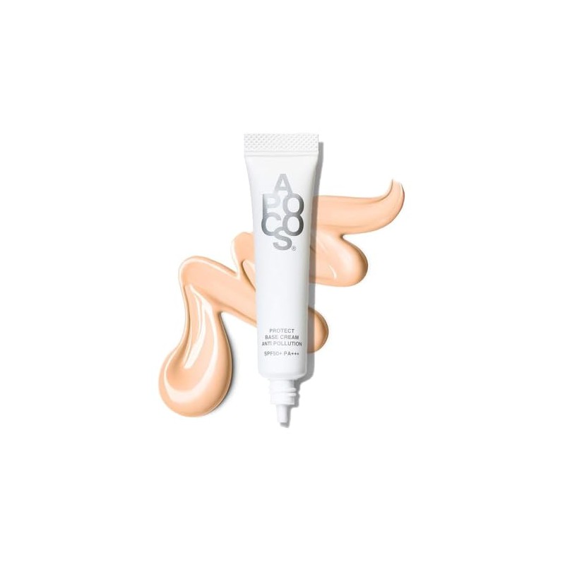 Apocos Base Cream, 0.7 oz (20 g), SPF50+ PA+++ Sunscreen,