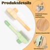 2 Items Fur Flash Brush, Self-Cleaning Pet Brush, Self-Cleaning Flea
