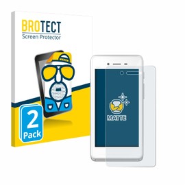 BROTECT Entspiegelungs-Schutzfolie für Pax A50 wallee (2 Stück) Matte Displayschutz-Folie, Anti-Reflex, Anti-Fingerprint