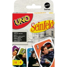 Mattel Games UNO Seinfeld Card Game for Kids, Adults & Family Nights with Collectible Deck & Special Rule Inspired by The TV Show