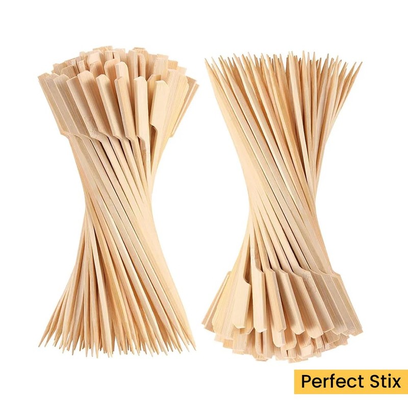 Perfect Stix Paddle Pick 6-200 6" Bamboo Paddle Pick Skewers