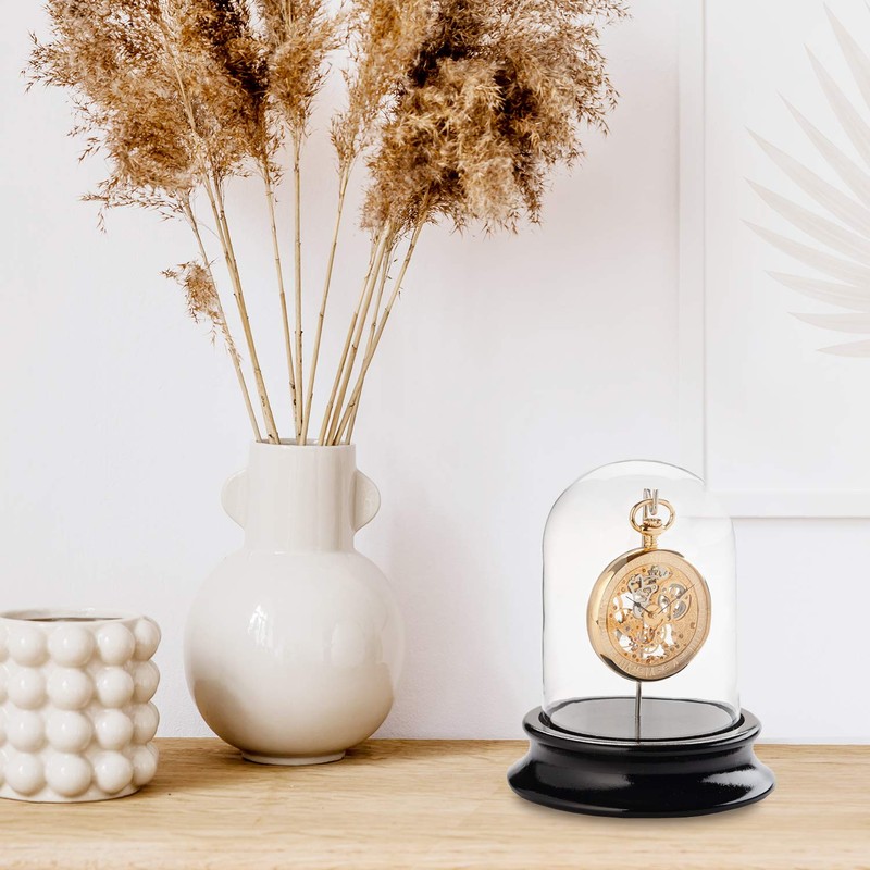SELVA Glass Dome with Hook, for Dust-Free Storage of Pocket