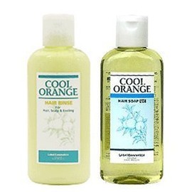 ruberu Cool Orange Hair Soap UC Shampoo 200ml & Drops 200ml Set Lebel Cool Orange urutoraku-rutaipu sukyarupukea