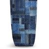Denim Patchwork Pattern Tote Bag