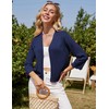 GRACE KARIN Women's Bolero Jacket Lightweight Front Open Short Sleeve
