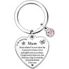 HULALA Mum Gifts Keyring Keychain Key Ring For Mothers Day