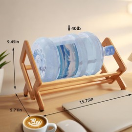 UPRIMEASY Desktop Bookshelf, Small Desk Bookshelf Organizer, Bamboo Book Rack Tilting Bookcase for Books/Magazine/CDs/Files Dispaly, Tabletop Bookshelf Storage Rack in Living Room/Office/Home/Bedroom