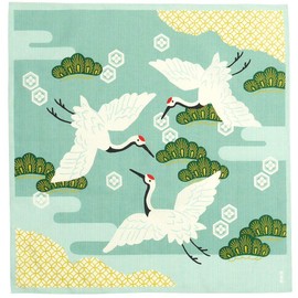Hamamonyo Kofu (Furoshiki, 19.7 inches (50 cm) Sugi Crane Dance