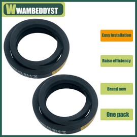 WWAMBEDDYST 532419744 Traction Drive Belt Compatible with AYP Husqvarna Poulan179092 419744 416954 532179092 532416954 Snow Thrower(2-Pack)