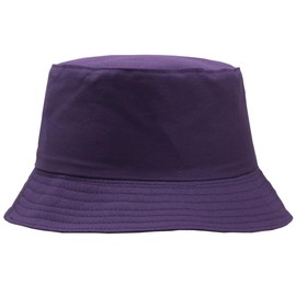 Cap Sun Hat Basin Hat Fisherman Cap Cotton Casual Hat for Men and Women Dark Purple