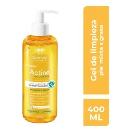 Gel Limpiador Facial Darrow Actine Oil Control para Piel Mixta a Grasa 400g                                                                           