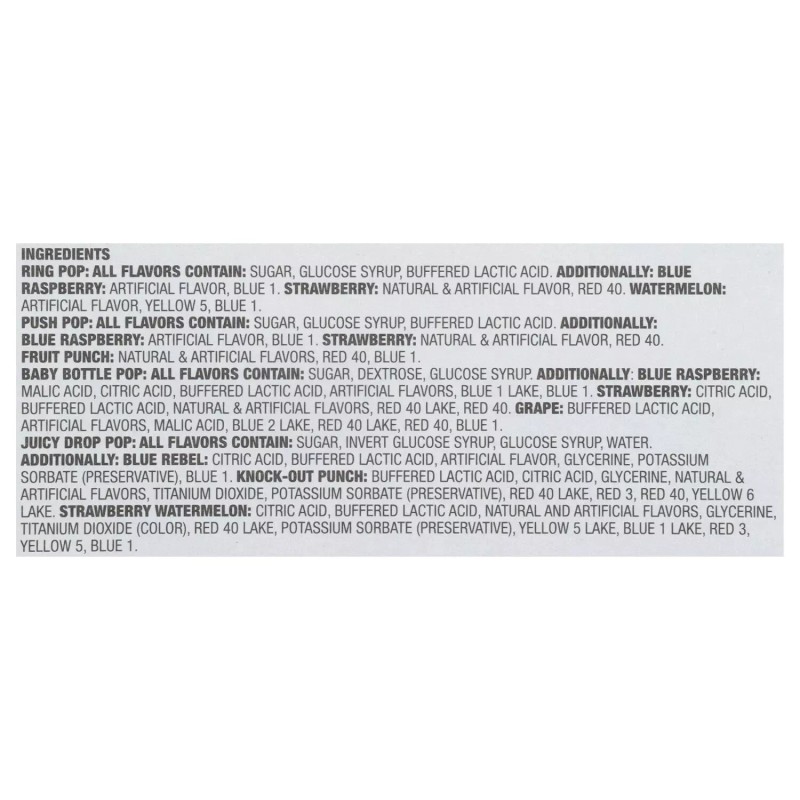 Ring Pop Bazooka Variety Pack Candy, 40 ct.