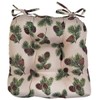 BLACK FOREST DECOR Pinecone Ridge Chair Pad