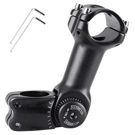 TRIWONDER Bike Stem 25.4 31.8 Adjustable Bicycle Stem Mountain Bike Stem Short Handlebar Stem Riser for Bicycle, Road Bike, MTB, BMX, Cycling (31.8 x 120mm)