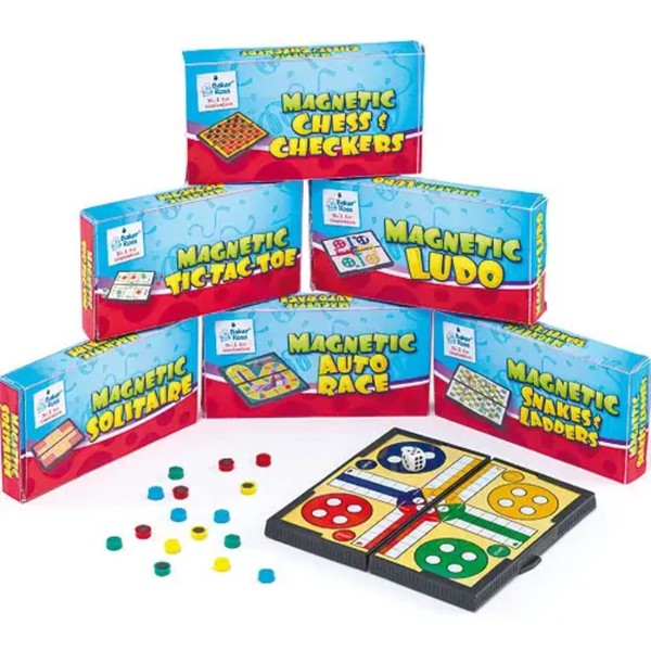 Baker Ross P591 Mini Travel Games for Kids, Perfect for