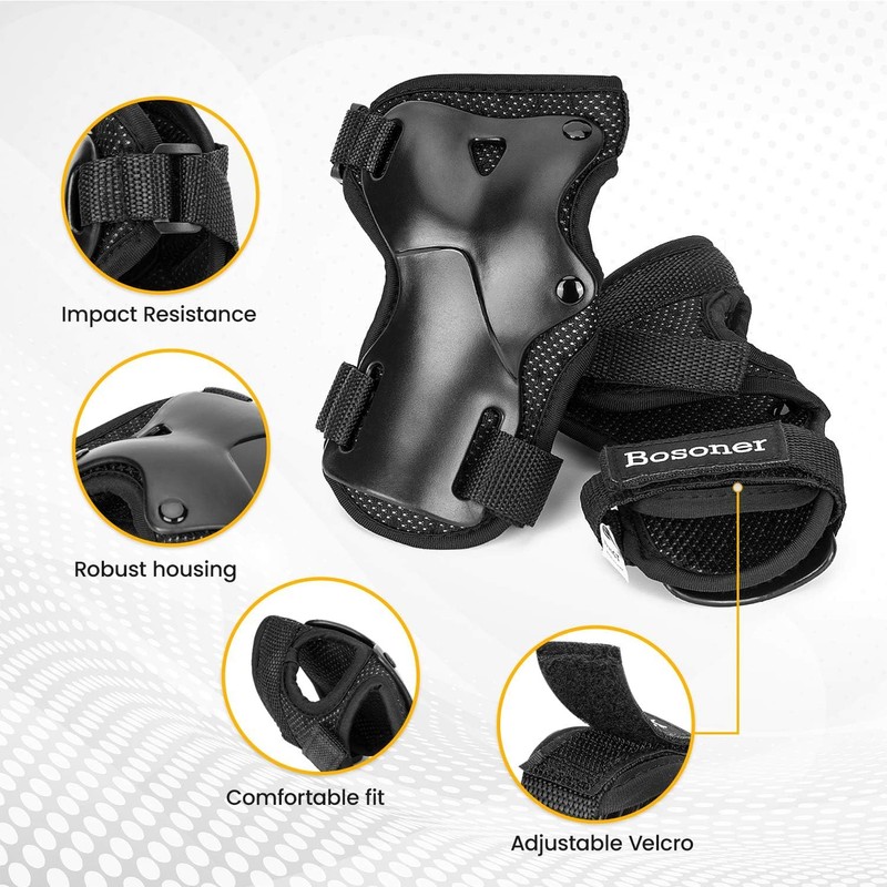 Wrist Guard, BOSONER Wrist Guards for Roller Skating, Skateboarding, Wristsavers