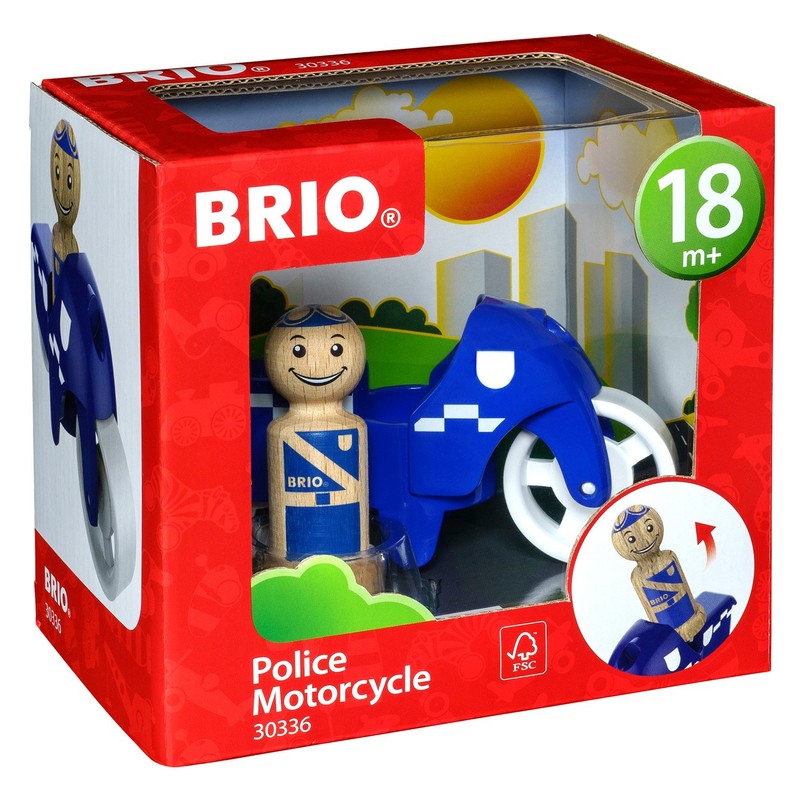 BRIO Police Motorcycle 30336 