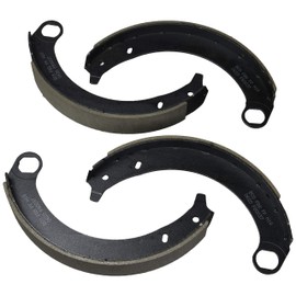 BOSCH BS37 Blue Drum Brake Shoe Set - Compatible With Select 1946-48 Ford Deluxe; FRONT|REAR