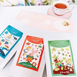 Decaffeinated Tea Set of 3 Piece Gift Set, Boxed Present, Packaged (pregnant Women, Nursing, Baby Gifts, Mother's Day), Non-Caffeinated (Basic Set) Earl Grey, Ceylon, Apple)