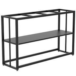 Likeem Fish Tank Stand Metal Aquarium Stand 55 Gallon Aquarium Turtle Tank 48.4" x 14.17" x 29.5"