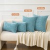 MIULEE Pack of 2 Smoke Blue Throw Pillow Covers 20x20
