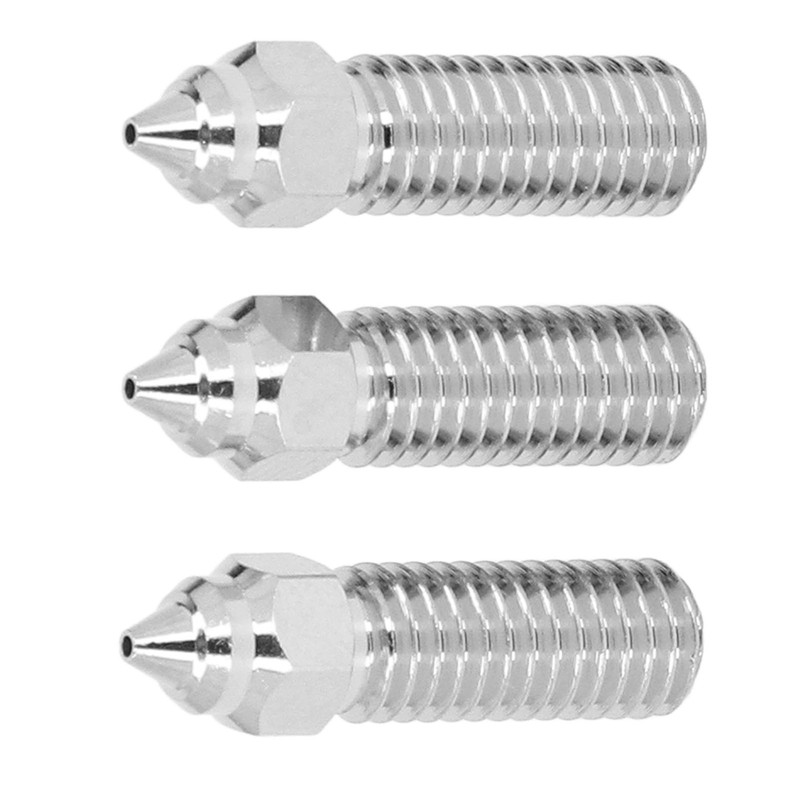 3Pcs 3D Printer Extruder Nozzle 1.75mm M6 High Speed Hotend