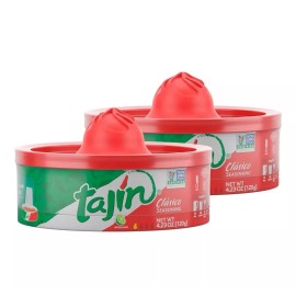 TAJÍN 2 Pack - Tajin Clásico Chile Lime Seasoning Rimmer 4.23 Oz