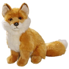 Carl Dick Fox sitting 11 inches, 28cm, Plush Toy, Soft Toy 2957002