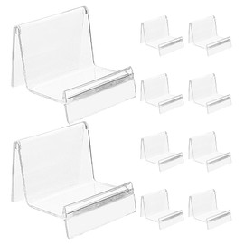 Cabilock 10pcs Transparent Display Stand Acrylic Jewelry Display Stand Purse Handbag Organizer Handbag Display Stand Clear Handbags Tabletop Display Rack Cosmetic Accessories Miss