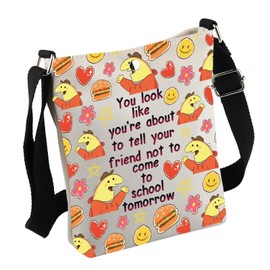 MNIGIU Smiling-F Cartoon Inspired Gift Charlie Crossbody Bag Smiling-F Lover Gift Smiling-F Merch For Charlie Fans (Tomorrow Bag)