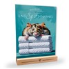 Rat Sign Wellness Towel Relaxation Decorative Bathroom Wooden Stand Colour